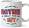MUGFFINS Mother/Mum Mug - in English - I'm The only Gift You Need - Funny Gift for Mother's Day - Ceramic 11oz Mug