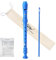 Eastar ERS-21GB ABS Soprano C Recorder, German style fingering，Blue