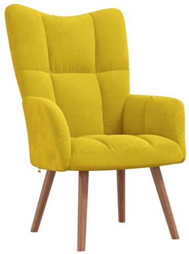 vidaXL Relaxsessel Senfgelb Samt