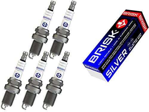 BRISK Silver LR17YS 1333 Zündkerzen Benzin LPG GPL CNG Autogas, 5 Stück