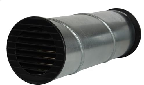 Mauerkasten Anschlusssystem Dunstabzugshaube Abluft Mauerdurchführung Ø 80 mm Schwarz Weiß