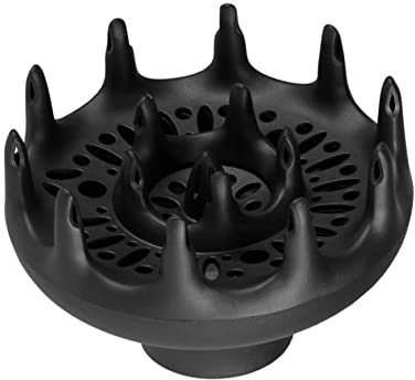 Diffusor Föhn Haardiffusor universeller Haartrockner Diffusor -Aufsatz Föhns Trockner für lockiges dickes Haar schwarz