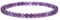 Landorilo Naturstein Perlen Heilstein Armband aus 4mm Runde Steinperlen, Yoga Armbänder für Damen Herren, Glücksarmband, Exquisite Geschenke, Ersatzperlen Inklusive(R 3A Amethyst)