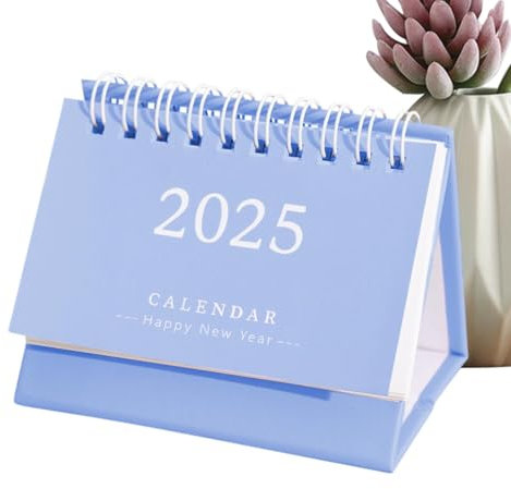Stehkalender, Schreibtischkalender 2025, Kreativkalender 2025 stehend | Organisations- und Planungskalender, Bürodekorationen, Familienplaner 2025 für Schulbüros