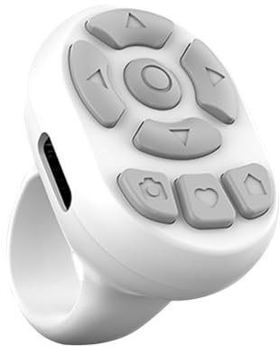 Telecomando con punta delle dita, anello di scorrimento per telefono | Telecomando per fotocamera per telefoni | Telecomando per telefono, fotocamera senza fili Telecomando di registrazione video