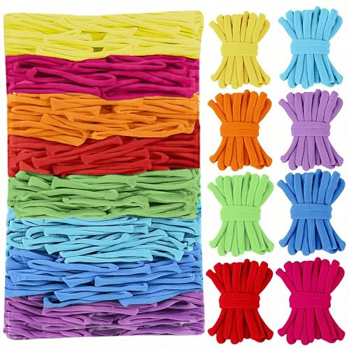 daheypong 800 pcs Refill Loops, Potholder Muti-Colored Weaving Loom Loops, Potholder Loop, Weaving Craft Loop for DIY Flexible Loom Kit, Colorful Weaving Craft for Kids Adults DIY Crafts Supplies