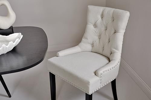 Jahnke ESSZIMMERSTUHL SAVIK Devon BEIGE MELIERT/SCHWARZ