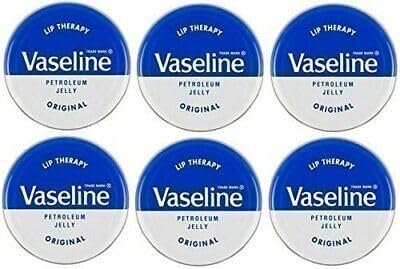 Vaseline Original Lip Therapy 20g – Pack of 6 | Soothes, Protects & Moisturises Dry Lips | Long-Lasting Hydration & Care | Pocket-Sized Lip Balm for Everyday Use | Dermatologist Recommended