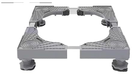 GOXQIT Soporte for Lavadora, Base elevada Ajustable for refrigerador, Soporte móvil con Ruedas, Accesorios for baño y Cocina, electrodomésticos para Lavadora(4 Feet)