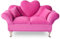 Jewelry Öffnen Sofa Juwelierschachtel, Vintage Miniatur Velvet Couch Juwely Box Ohrringe Armbänder Ringe Aufbewahrungsbox für Puppenhauszubehör (B, Rose Pink) Bracelet