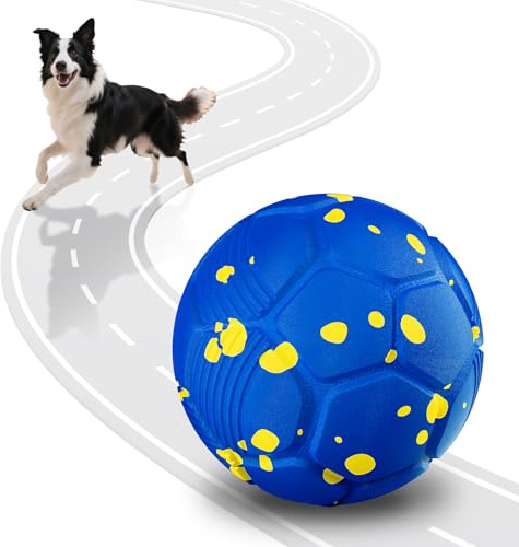 Songsier Hundebälle für Hunde Interaktiver Intelligenz Elektrisch Hundespielzeug mit 3 Spielmodi Wasserdicht, Wiederaufladbar, für Mittlere und Große Hunde Hundeball ist aus Naturkautschuk