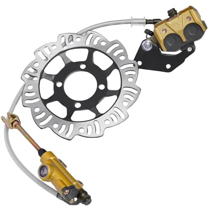 Kit de frenos hidráulicos de 125 cc de 4 tiempos con disco de freno trasero para motos todoterreno, Dirt Bike, Pitbike Cross, freno de disco, cilindro maestro, pinza de freno incluida
