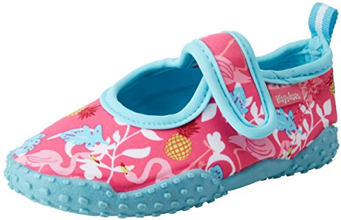 Playshoes Unisex Kinder Aquaschuhe Aqua-Schuhe Flamingo, Türkis Flamingo, 20/21 EU