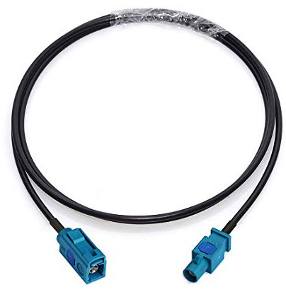 Bingfu Fakra Z Buchse auf Stecker Auto Antennen Verlängerungskabel 1m für Autoradio Android Head Unit GPS Navigation FM AM Radio Sirius XM Satellitenradio 4G LTE TEL Telematik Bluetooth Modul