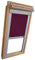 Verdunkelungsrollo Rollo für VELUX Dachfenster TYP GGL/GPL/GGU/GPU - SK06 - Farbe lila - mit Aluminium Seitenschienen - KLICK Montage