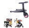 Buggy Board Sitz,Universal Kiddy Board,Trittbrett Sitz für Kinderwagen Rollbrett bis 25Kg