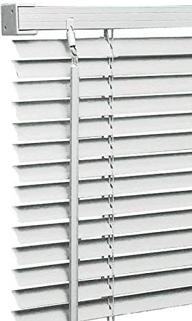 STL White PVC Venetian Blind Easy Fit Window Blinds (180 x 150 cm)