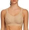 AGONVIN Sports Bras for Women High Impact Plus Size Support Wirefree Running Control Beige 32G