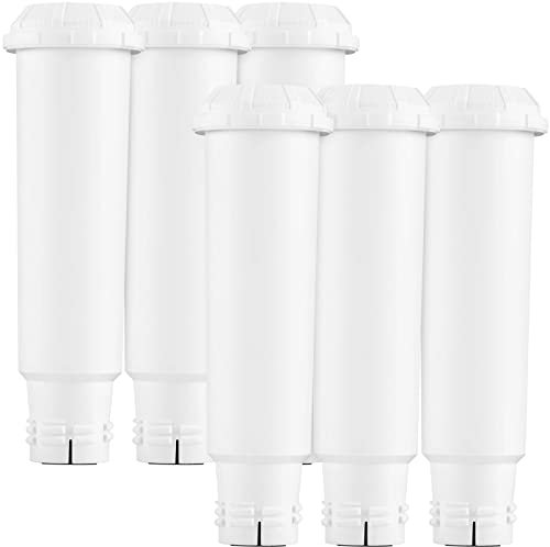 VIOLO 6 x Kaffeemaschinen-Wasserfilter | Ersatz Kompatibel mit KRUPS BOSCH SIEMENS NIVONA MELITTA | PZH-Zulassung | Enthärtet Wasser | Verbessert den Geschmack | Entfernt Chlor und Schwermetalle