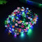 LED Corolla, leuchtende Blumenkranz Stirnband, leuchtende 8 LED Blume Kopfbedeckung für Weihnachten leuchtende Partys