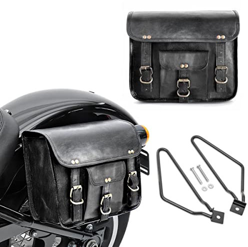 Satteltaschen SVS + Halter für Indian Scout Bobber / Twenty