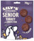 Lily’s Kitchen Made with Natural Ingredients Senior Dog Treats Packet Turkey with White Fish Bites Grain-Free Recipe 8 x 70g