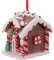 Toddmomy Christmas Gingerbread House Ornaments Resin Christmas Hanging Ornaments for Christmas Tree Holiday Party Home Decoration