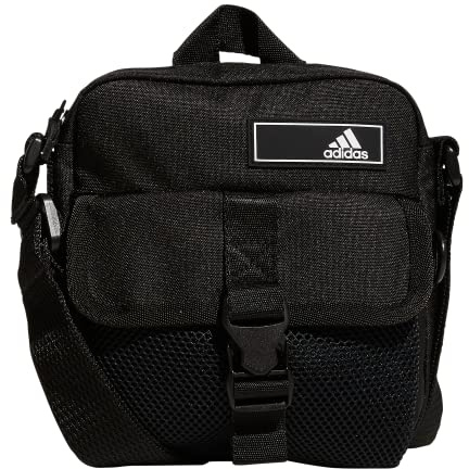 adidas Sac à bandoulière unisexe Amplifier 2 Festival, taille unique, noir/blanc, Taille unique