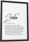 Papierschmiede® Herz Definition: Liebe, DIN A4 (ca. 21x30 cm), Poster für Wohnzimmer, Schlafzimmer, Wandbild Wanddeko Geschenk Geburtstag Jubiläum - ohne Rahmen