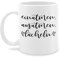 Tasse Tassen 325ml - Statement Sprüche - Einatmen Ausatmen Lächeln - 325 ml - Weiß - einatmen, ausatmen, kaffee spruch mit einatmen+ausatmen+lächeln als einatmen,ausatmen, laecheln - Q9061