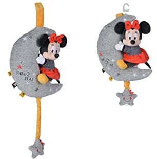 Disney - Minnie Musical Moon Starry Night, Peluche, Brillent dans Le Noir, à partir de 0 Mois