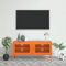 INLIFE Meuble TV, Meuble TV Orange 105x35x50 cm Acier (15.8kg)