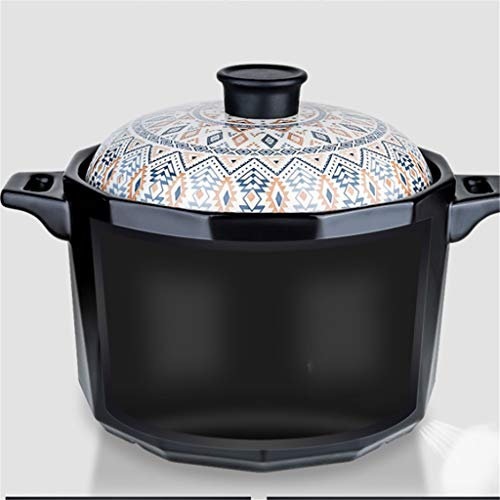 Casserole en céramique gaz grande casserole résistant aux hautes températures maison créative Pot soupe cocotte pierre Pot Vintage ragoût