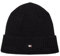 Tommy Hilfiger Herren Kaschmirmütze TH Cashmere Plaque Beanie schwarz (15) 000