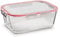 CURVER Glass Airtight Container - 3.3L with Clip Lock - Easy Storage & Keeps Fresh - Freezer & Oven Safe