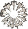 Seghe a Tazza Frese Metallo per Acciaio Cobalto, Set di 13 Frese 16-53 mm per Metallo in Cobalto, Acciaio Inossidabile, Ferro (13)