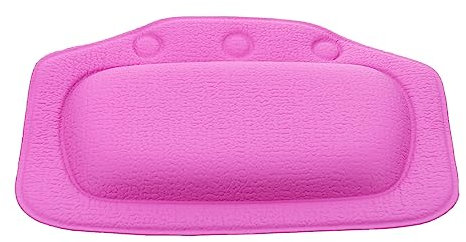 DRESSOOS Badezimmerkissen gesundheitskissen gesundheitskopfkissen badewannenmatte Badezubehör air nackenstützkissen bequemes Badekissen Badewannenkissen mit Saugnapf Sanft Kopfstütze PVC