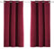 Ystyle Tende Velluto Per Interni 100% Oscuranti 2 Pezzi, 117×137cm, Termica Isolante Freddo E Caldo, Moderne Soggiorno Camera Da Letto, Con Anelli, Borgogna