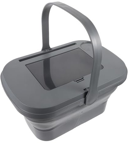 NOLITOY Zusammenklappbarer Picknickkorb Massageeimerfuß Picknickbehälter Faltbarer Wassereimer Fußbad-Eimer Hackbrett Spülbecken Fußbad Eimer Plastik Wasserflasche Reisen Mit Deckel