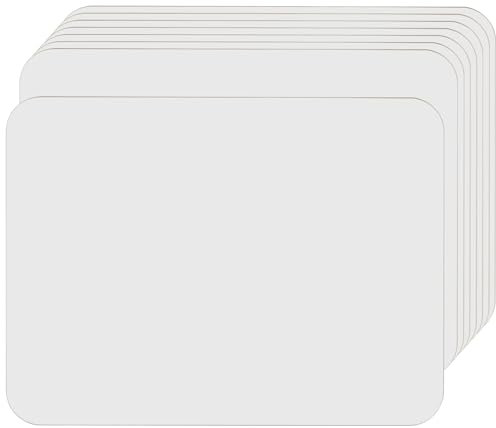 YUENPUN 8 PCS Mini Whiteboard, 30 x 22.5cm Double Sided Dry Erase Whiteboard, Small Portable White Boards for Office, Home