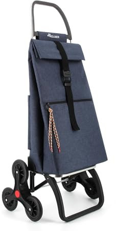 Einkaufstrolley Rolser Big Tweed 6 Räder Treppensteiger - Marino