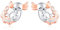 ABIGY Axolotl Ohrringe 925 Sterling Silber Axolotl Ohrstecker Tier Ohrringe Axolotl Schmuck Geschenke für Damen Tochter Freundin