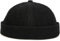 VIAUMBR Docker Cap Herren Damen Dockermütze Fischermütze Kappe Baumwolle Cap ohne Schild Mütze (40 Schwarz)