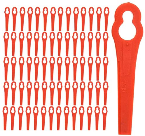 Dxyue Lot de 100 lames de rechange en plastique pour débroussailleuse Stihl Polycut 2-2 Polycut 3-2 FSA 45 FSA 57, numéro de pièce : 40080071000