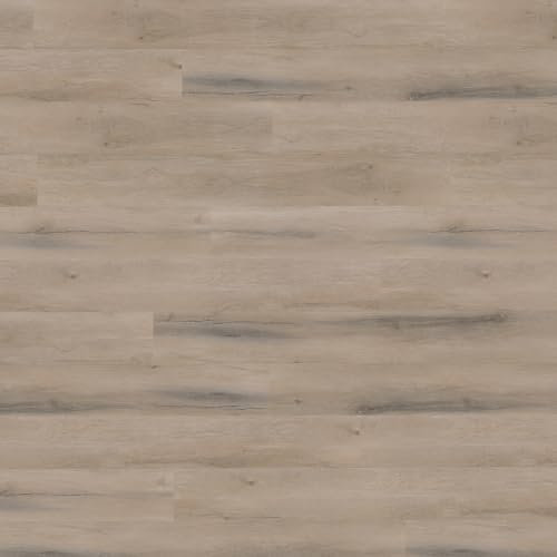 HORI Klick Vinylboden Anti-Kratz SPC Risseiche Markant XXL, wasserfest, für Feuchträume und bodenheizung, robuste Landhausdiele, 2,05 m². Hartvinylboden