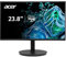 acer Vero CB242YGbirf Monitor PC 23.8, Display IPS Full HD 120 Hz, 1ms VRB, 16:9, AdaptiveSync, VGA, HDMI 1.4, Lum 250 nits, Regolazione in altezza, ZeroFrame Pro, Cavo HDMI Incluso, Nero