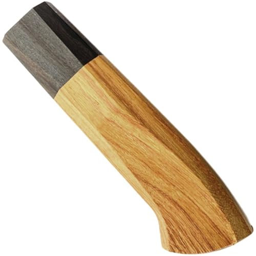 Zghhc Replacement Knife Handles Chef Knife Handle Diy Replacement Wooden Handle for Japanese Kitchen Knives Chef