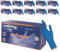 eccezzionali Guanti in Lattice della WALKING EXTREME BLU Riusabili - VARIE TAGLIE E PEZZATURE - 20.5 g per guanto - alta resistenza a tutto (500 PEZZI, M)