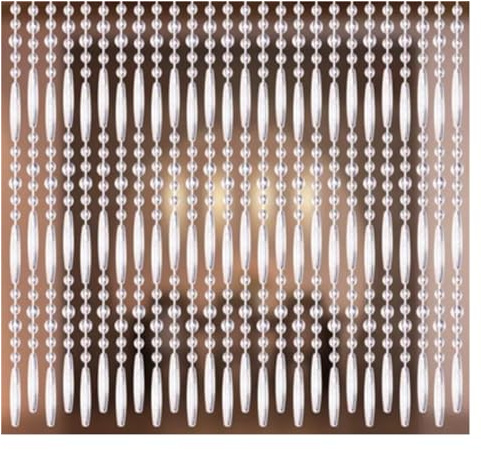 Crystal Curtain Plastic Acrylic Crystal Bead Curtain Indoor Living Room Partition Home Decoration Door Curtain(Transparent,27 Strings 100cm)