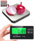 JOPHEK 15kg/1g Geteilt Küchenwaage aus Edelstahl, Wireless Küchenwaage Digital mit Tara-Funktion 7 Maßeinheiten Lebensmittelwaage Digitalwaage mit Hintergrundbeleuchtetem LCD Display für Kochen